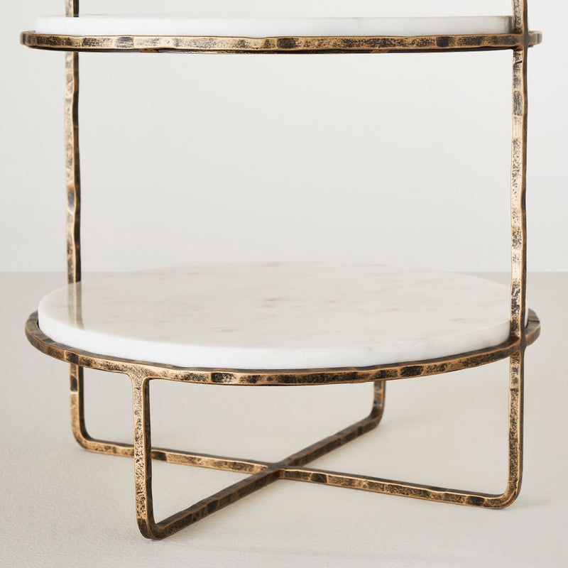 CIBUS 2 TIER CAKE STAND