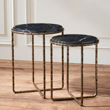 DUO FORGE END TABLES SET OF 2