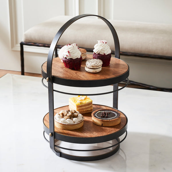 AMARA DUAL TIER CAKE STAND