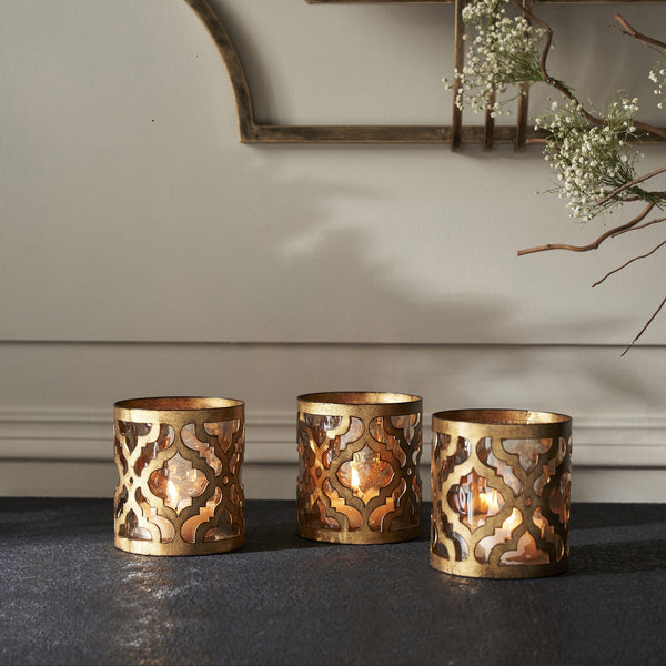 DIONYSUS CANDLE HOLDER- SET OF 3