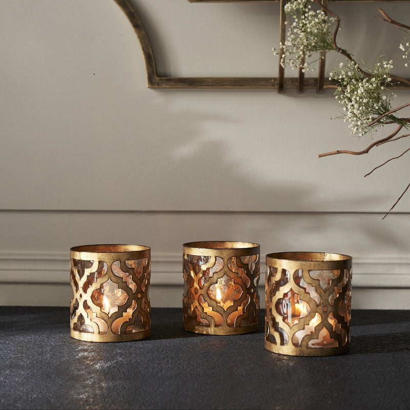 DIONYSUS CANDLE HOLDER- SET OF 3