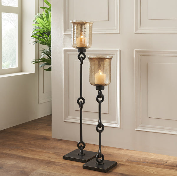 NAUTICAL FLOOR CANDLE HOLDER