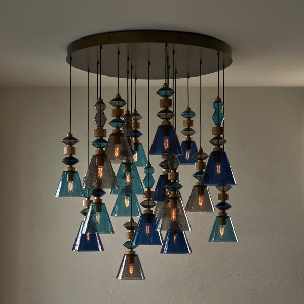 ARGO LAPIS 19 LIGHT CHANDELIER