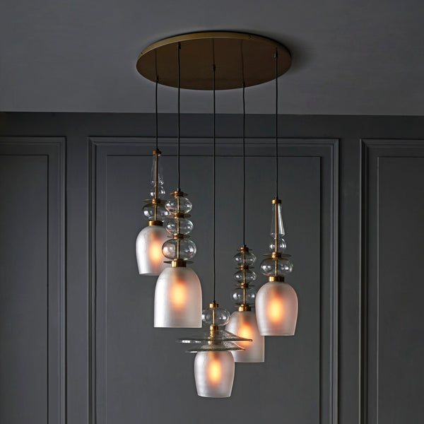 GALACTIC ARBANE 5 LIGHT CHANDELIER
