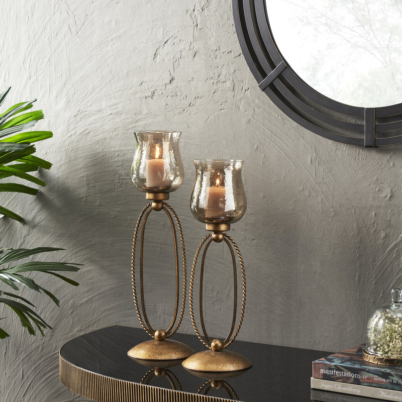 FLORENCE CANDLE HOLDER- SET OF 2
