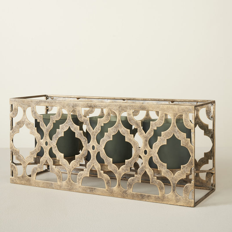 DIONYSUS 3 LIGHT CANDLE HOLDER