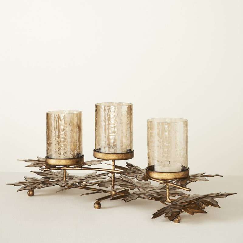 CHLORIS 3 LIGHT CANDLE HOLDER