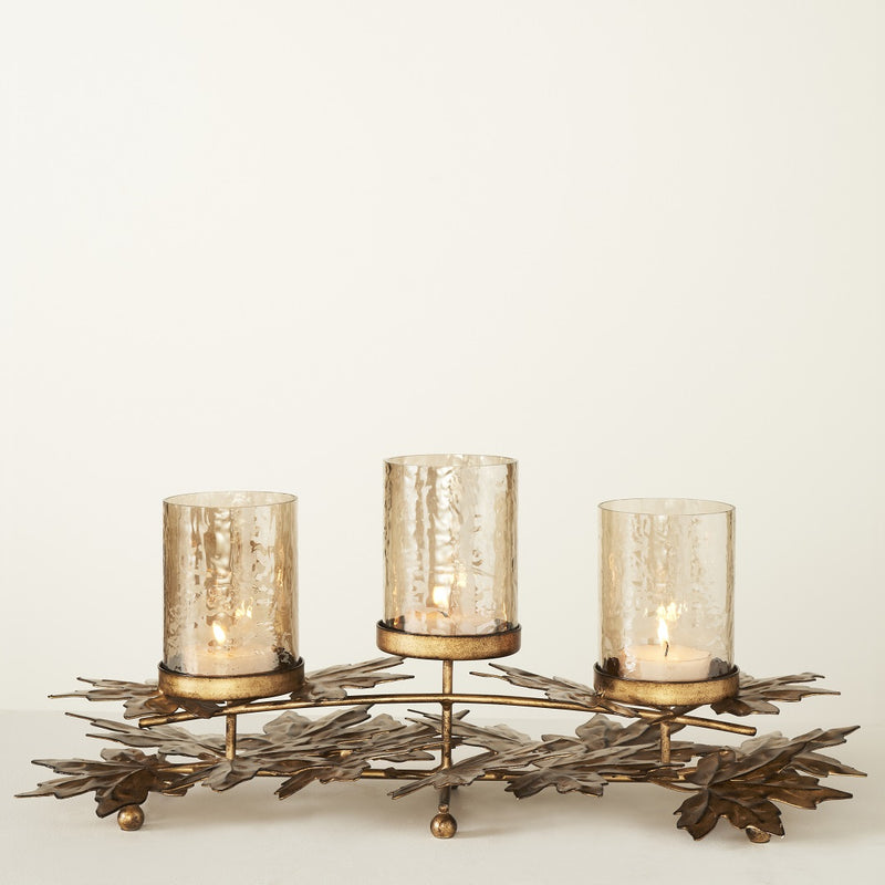 CHLORIS 3 LIGHT CANDLE HOLDER