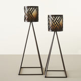 CAYDEN TABLE CANDLE HOLDER SET OF 2