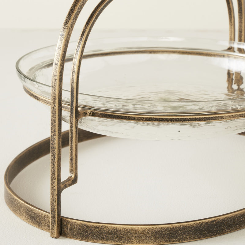 CORA CAKE PLATTER- SET OF 2
