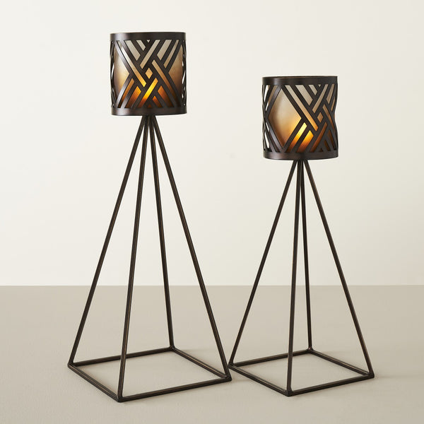 CAYDEN TABLE CANDLE HOLDER SET OF 2
