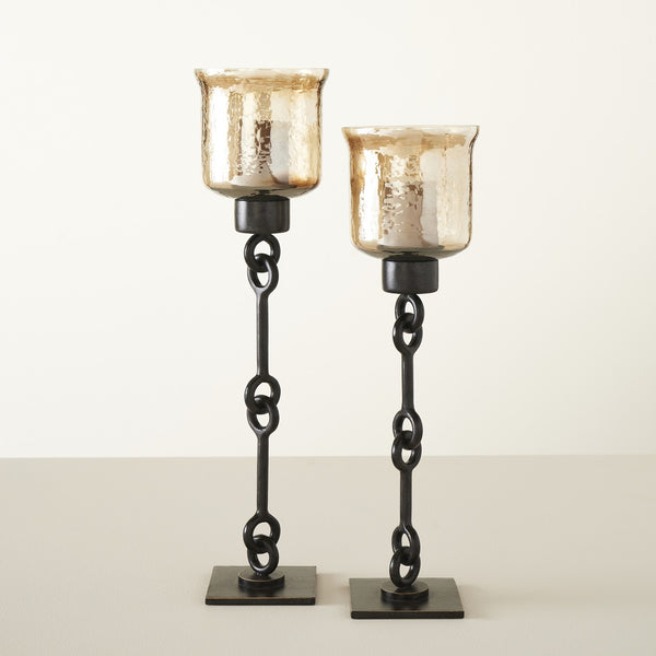 NAUTICAL CANDLE HOLDER- SET OF 2