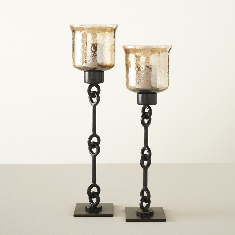 NAUTICAL CANDLE HOLDER- SET OF 2
