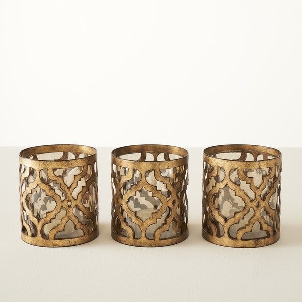 DIONYSUS CANDLE HOLDER- SET OF 3