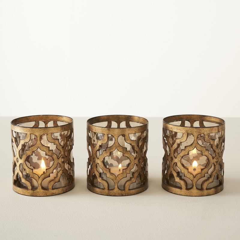 DIONYSUS CANDLE HOLDER- SET OF 3