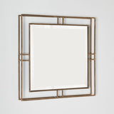 TROUSSE SQUARE MIRROR GOLD
