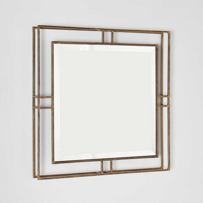 TROUSSE SQUARE MIRROR GOLD