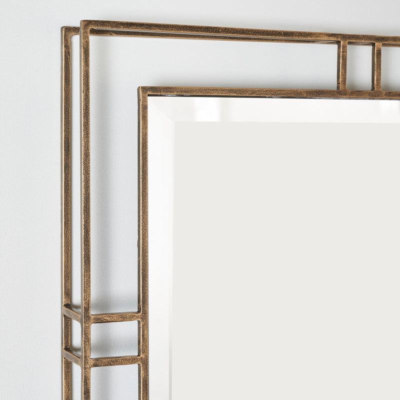 TROUSSE SQUARE MIRROR GOLD