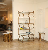 CRONUS KEY SHELVING UNIT CHAMPAGNE