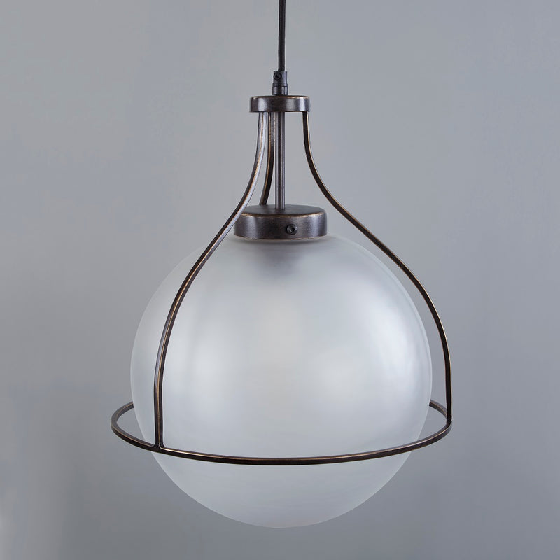ORACLE 3 LIGHT CHANDELIER OAKWOOD
