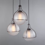 ORACLE 3 LIGHT CHANDELIER OAKWOOD