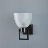 TROY WALL LIGHT FROSTED BRONZE
