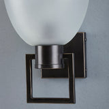 TROY WALL LIGHT FROSTED BRONZE