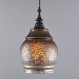 ARETHA PENDANT VOLCANO OAKWOOD- LARGE