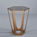 CATALAN END TABLE- SET OF 2 CHAMPAGNE