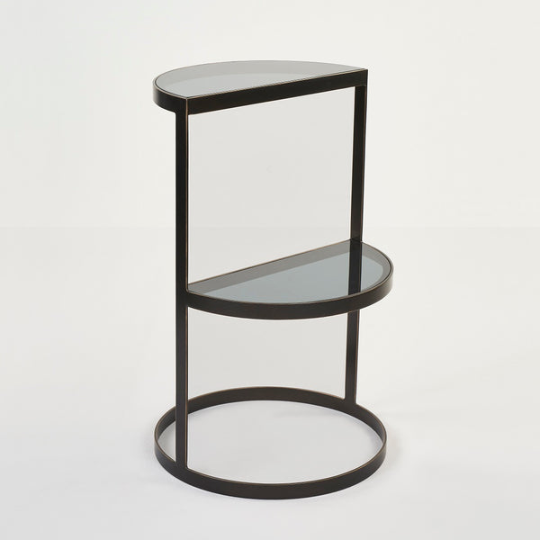 CRESCENT ACCENT TABLE BRONZE