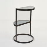 CRESCENT ACCENT TABLE BRONZE