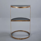 CRESCENT ACCENT TABLE GOLD