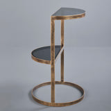 CRESCENT ACCENT TABLE GOLD