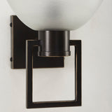 TROY WALL LIGHT FROSTED BRONZE