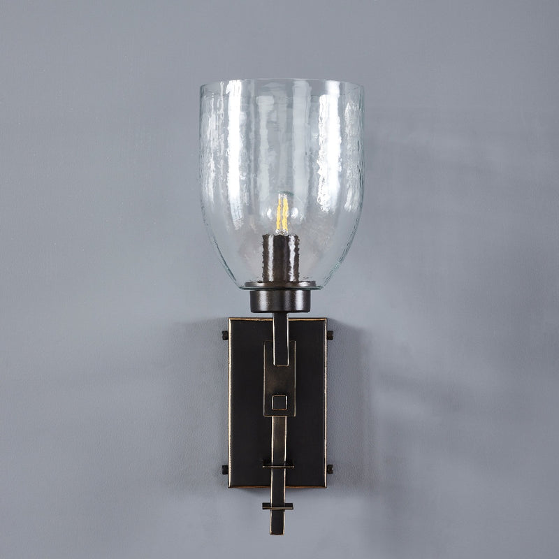 TROY LINK WALL LIGHT BRONZE