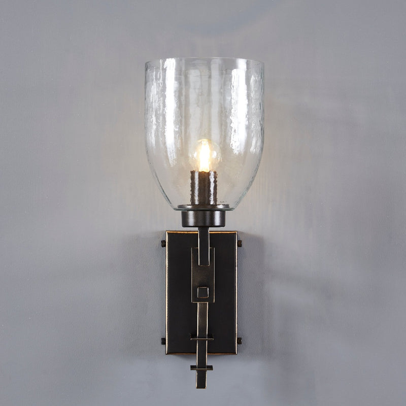 TROY LINK WALL LIGHT BRONZE