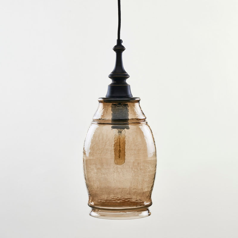 ARETHA PENDANT BRONZE OAKWOOD- MEDIUM