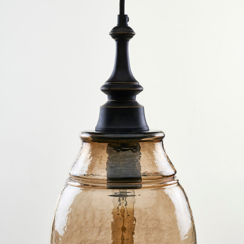 ARETHA PENDANT BRONZE OAKWOOD- MEDIUM