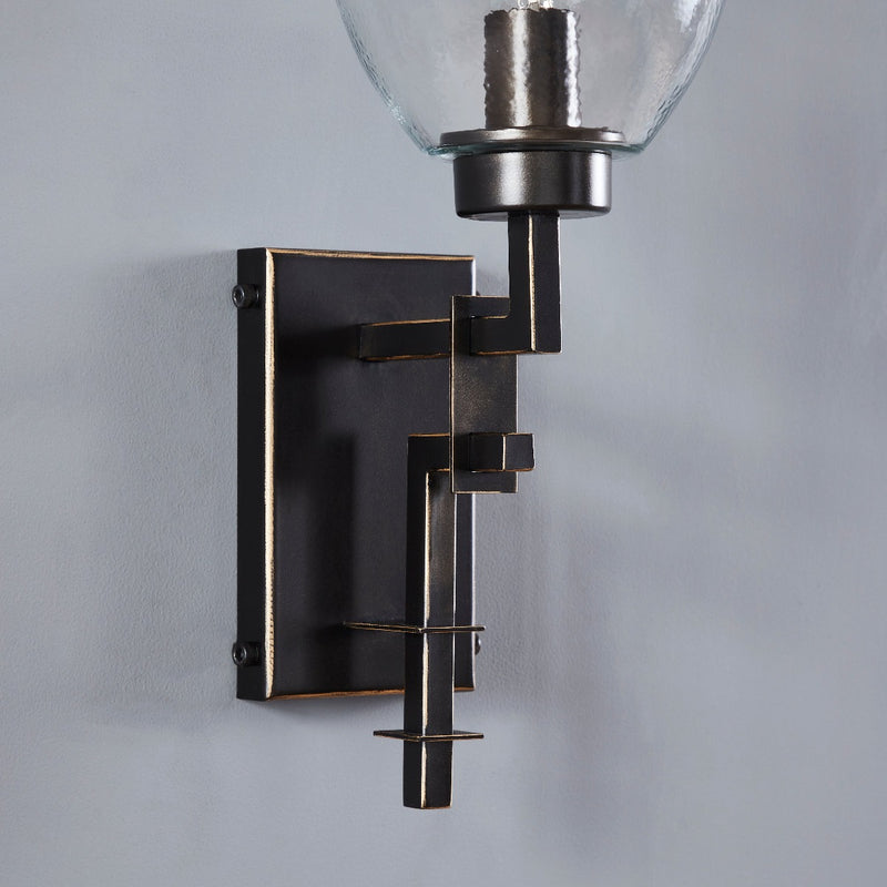 TROY LINK WALL LIGHT BRONZE