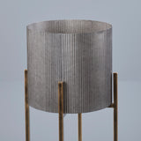EREBUS FLOOR PLANTERS- SET OF 3 SILVER