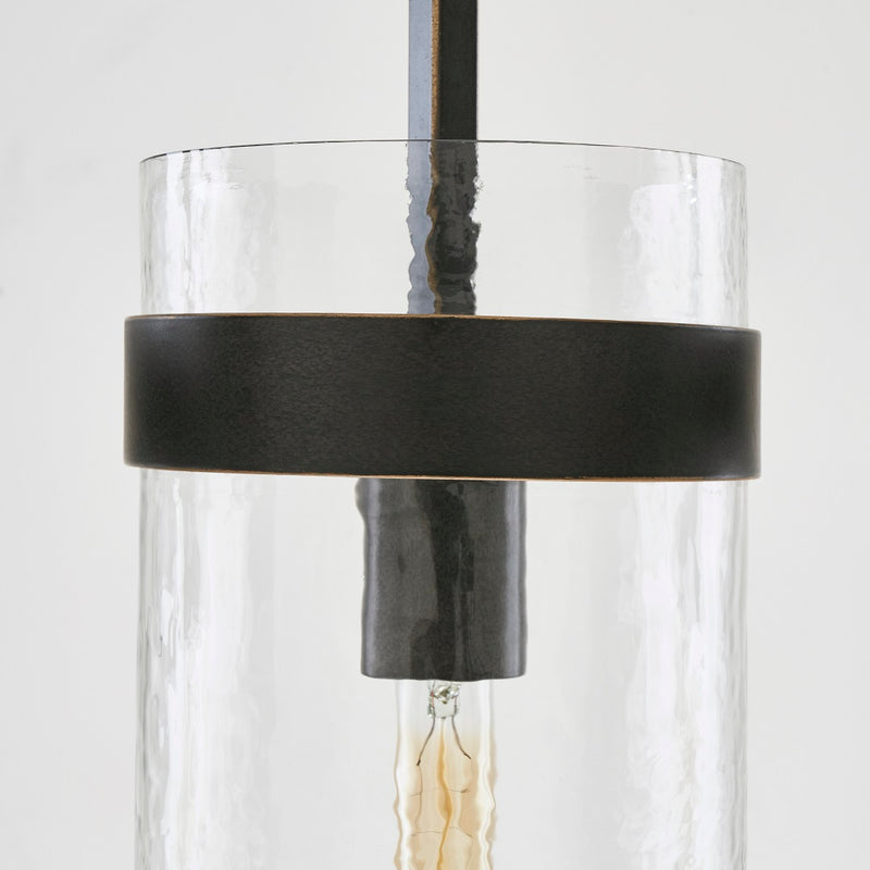 UKIYO 7 LIGHT CHANDELIER OAKWOOD