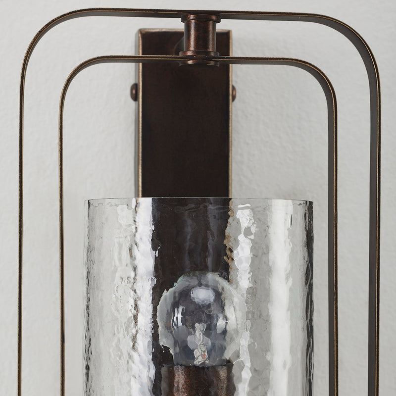 SATURN WALL LIGHT BRONZE