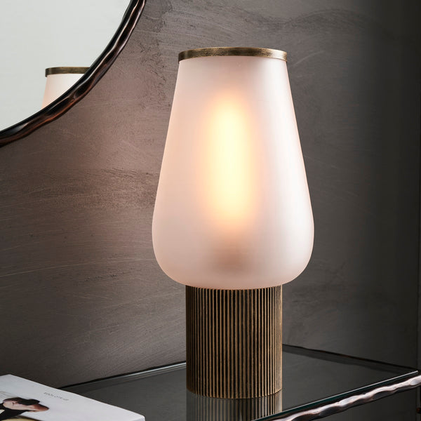 SILVANUS  TABLE UPLIGHTER GOLD