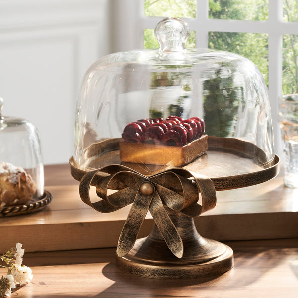 ROSETTE CLOCHE ANTIQUE GOLD