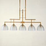 TROY 5 LIGHT CHANDELIER  CHAMPAGNE