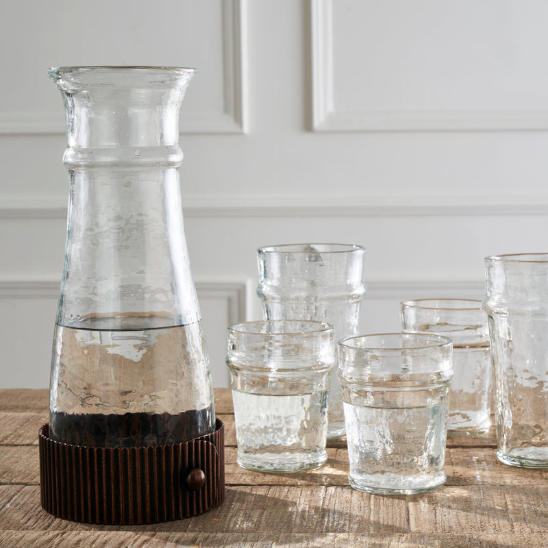 JUNO WATER TUMBLER SET OF 4 CLEAR