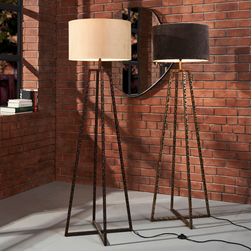 UMBER FLOOR LAMP COPPER