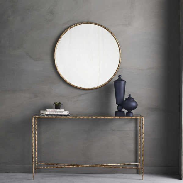 HELIOS WALL MIRROR CHAMPAGNE