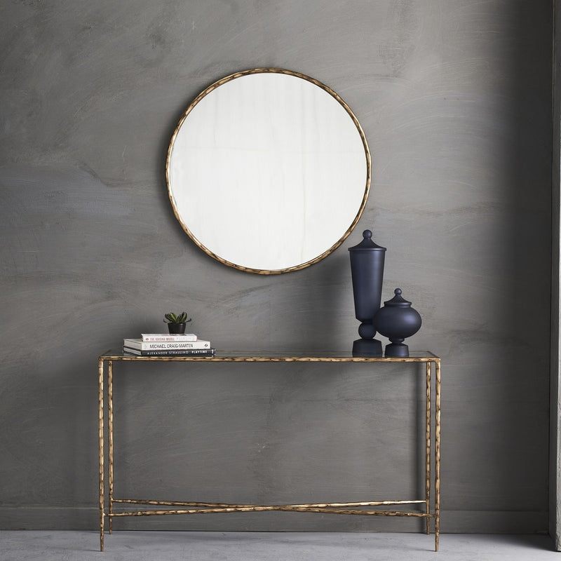 HELIOS WALL MIRROR CHAMPAGNE