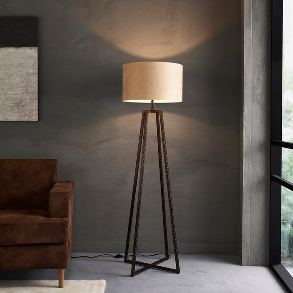 UMBER FLOOR LAMP COPPER